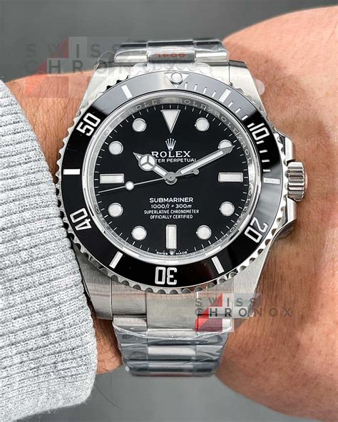 acquistare un rolex da assemblare|Rolex Submariner (No Date) 41mm No Date 124060 Full Set .